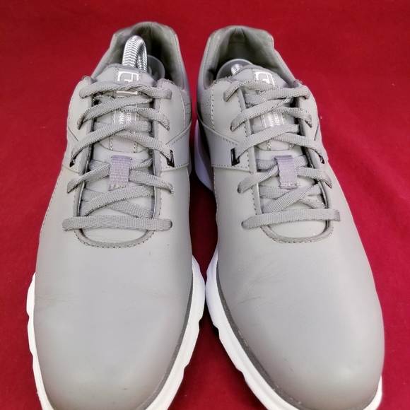 FOOTJOY PRO/SL 53847 SPIKELESS GOLF TEACHER SHOES GRAY SIZE 8 EUC - Picture 9 of 10